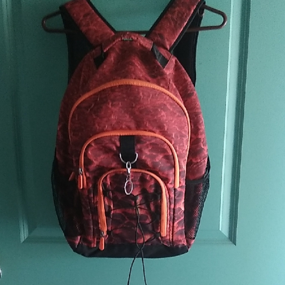 Pottery Barn Teen Red and Black Backpack Versetile